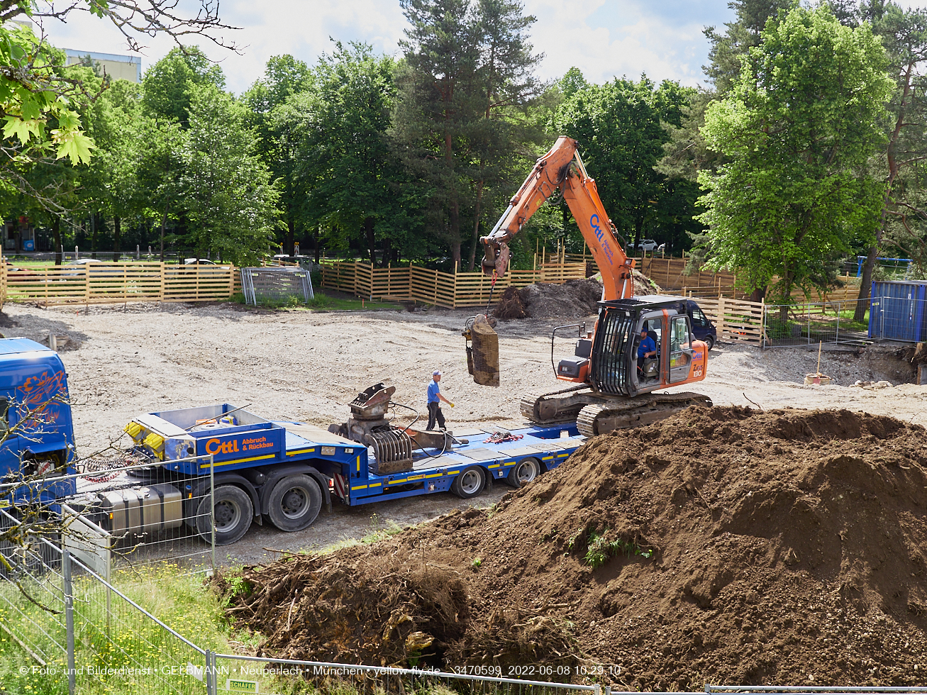 08.06.2022 - Baustelle zur Mütterberatung und Haus für Kinder